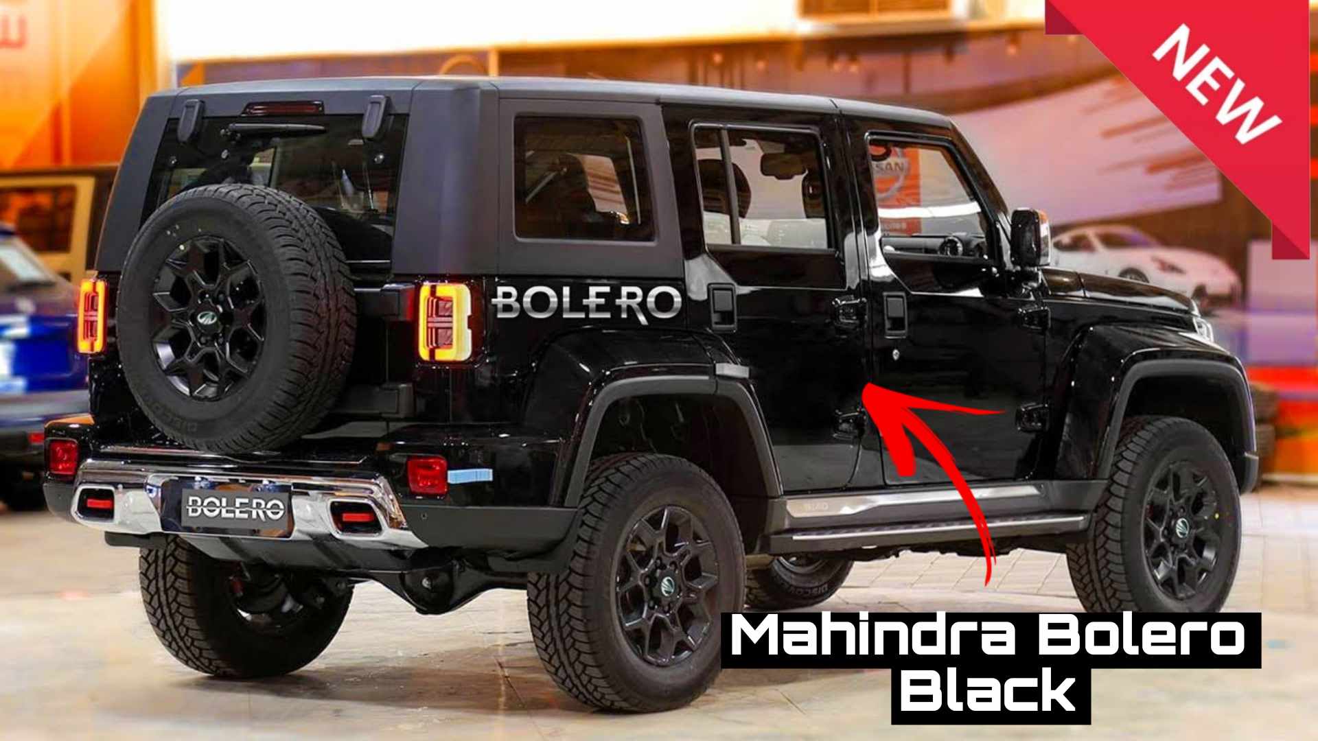 Mahindra Bolero Black killar