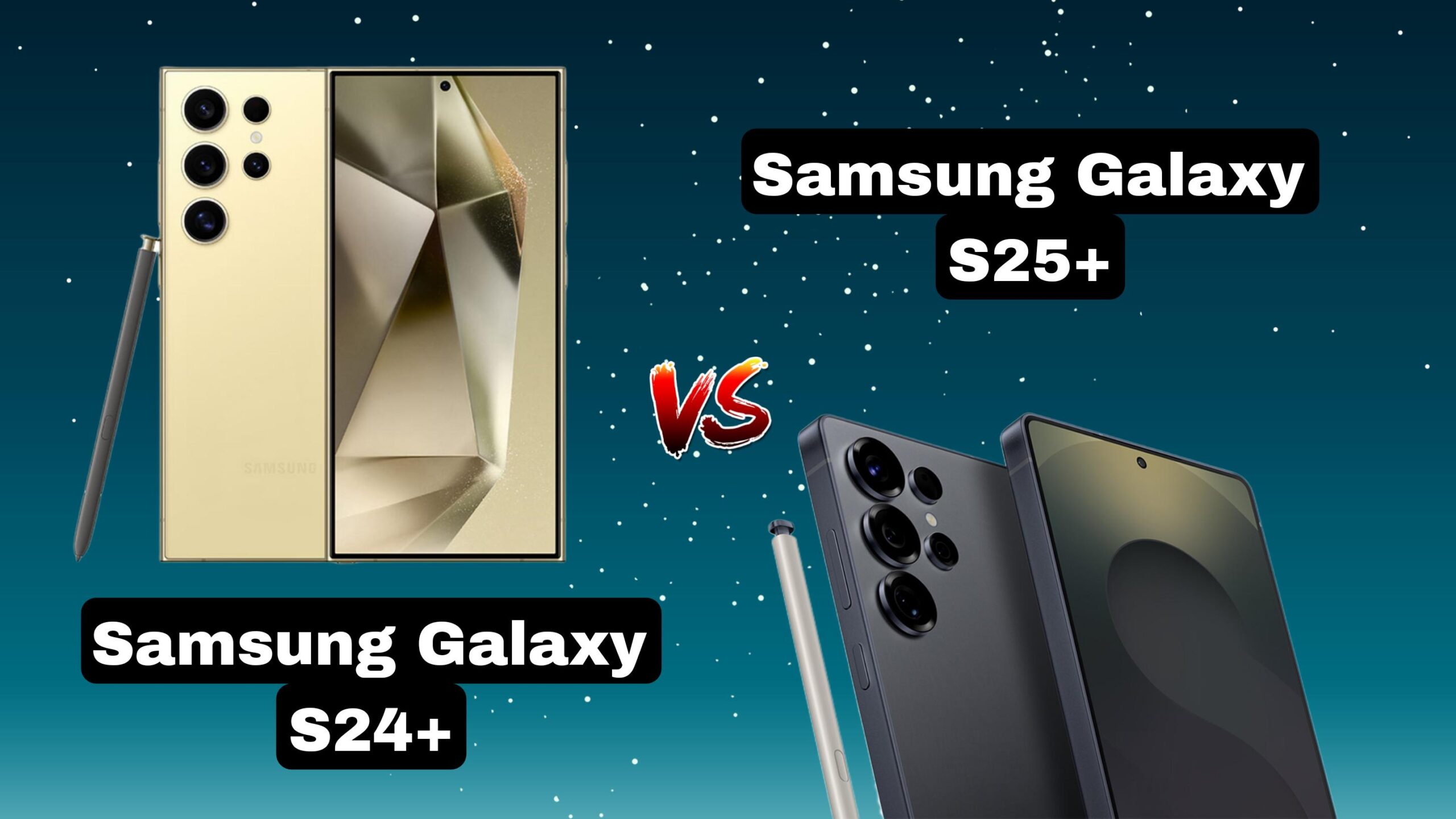 Samsung Galaxy S24+ vs Samsung Galaxy S25+ Comparison